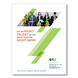 From hire to retire, STM delivers solutions that solve specific challenges in recruiting, hiring, coaching, training and succession so you hire right the first time.